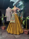 AJD 7888 Designer Wedding Wear Couple Lehenga With Kurta Catalog
